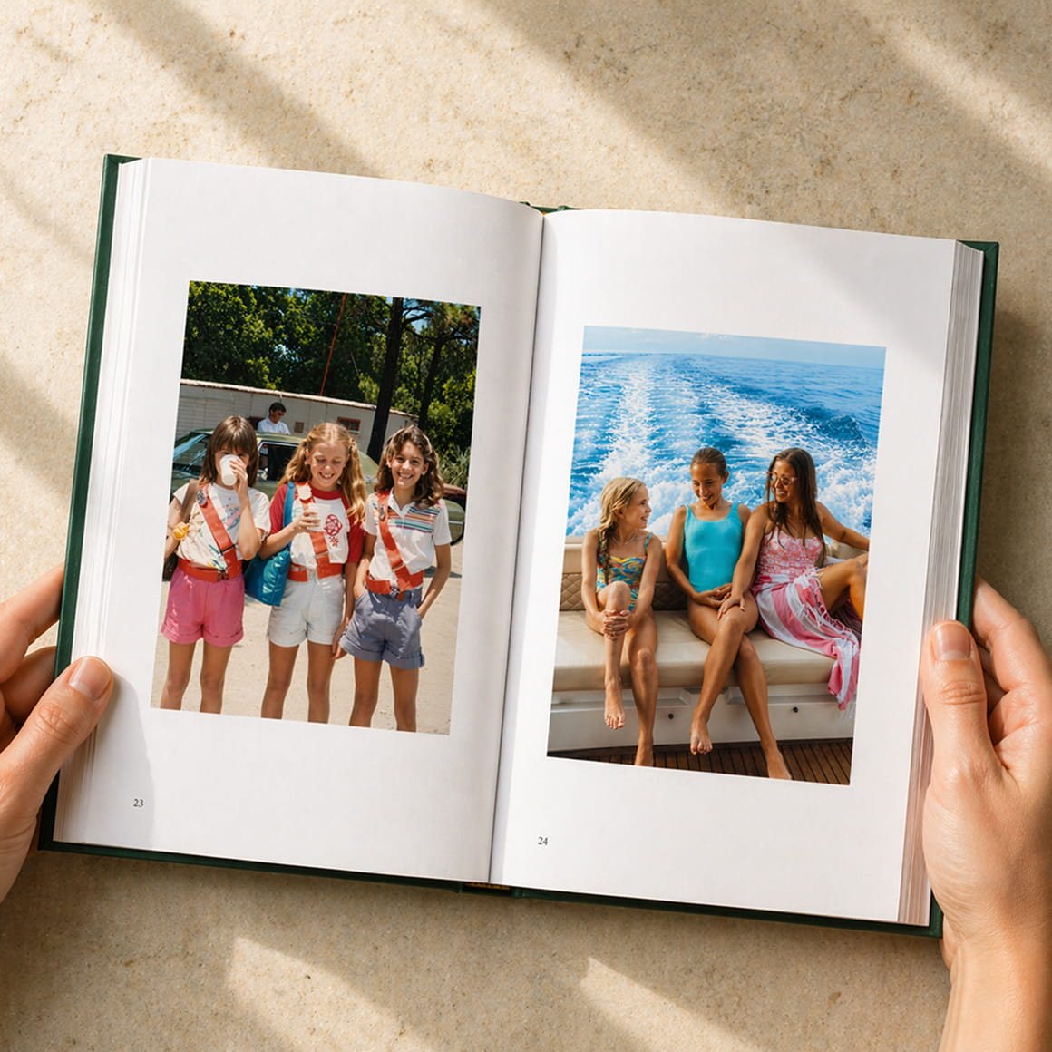 Pages intérieures avec photos